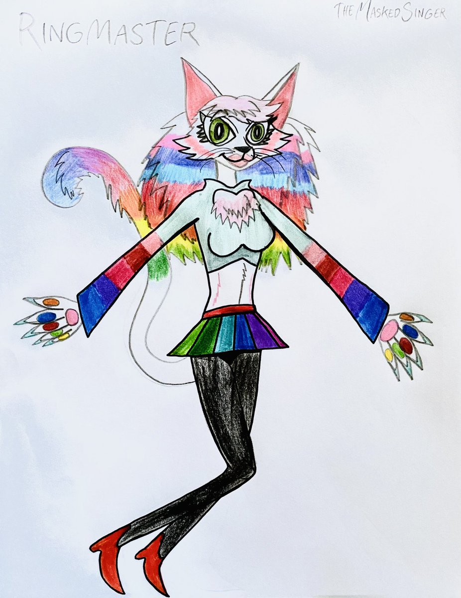 NeoScorch's tweet image. @MaskedSingerFOX Today I’ve drawing the Ringmaster!
#themaskedsingerringmaster
#theringmaster