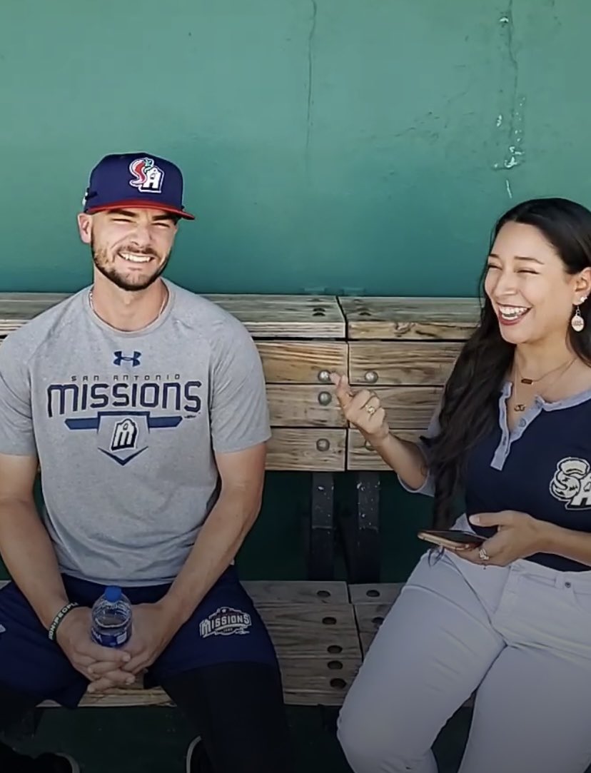 Caught up with the man himself, our Skipper Phillip Wellman <a href="/PLW30/">Phillip Wellman</a> &amp; the Texas native Connor Hollis <a href="/ConnorHollis5/">Connor Hollis</a>. Full interviews on <a href="/missionsmilb/">San Antonio Missions Baseball</a> FB page #SanAntonio #baseball #MiLB