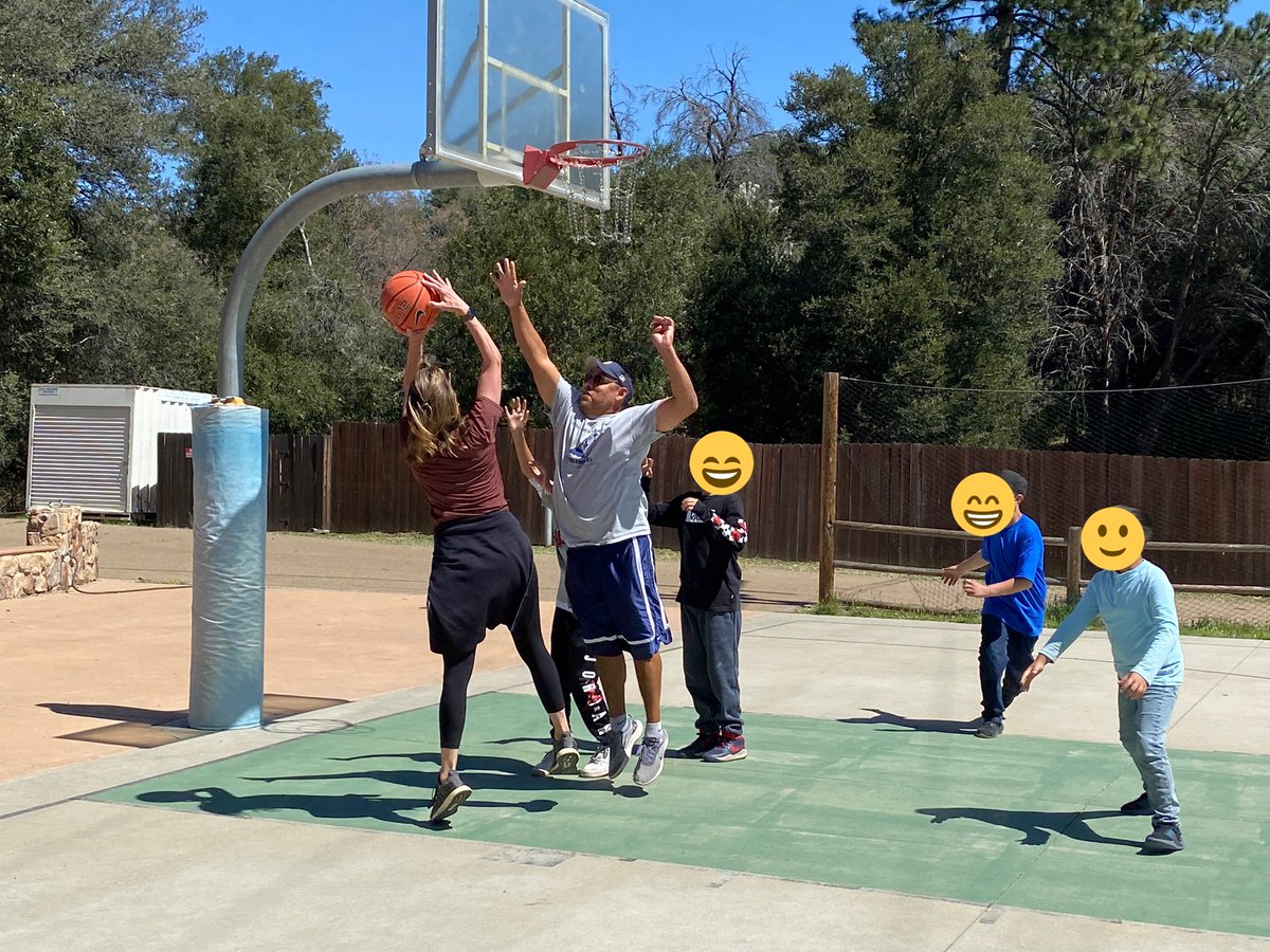 Our Hawks, Timberwolves, and Dolphins are all doing great at 6th grade camp. Enjoyed playing basketball with the kids at lunch today!! Loved seeing Mrs. Tobias and Mr. Perez being kids again on the court!! #NSDNow