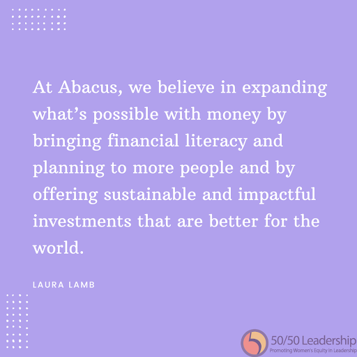 Join Panelist Lara Lamb, Partner and Financial Advisor at Abacus Wealth Partners, on April 23, 2022, as she shares her journey and insights into Financial Literacy!

Date: April 23, 2022
Time: 11:00am - 1:00pm PST

Register Today! buff.ly/3Jh6tQH

#5050leadership