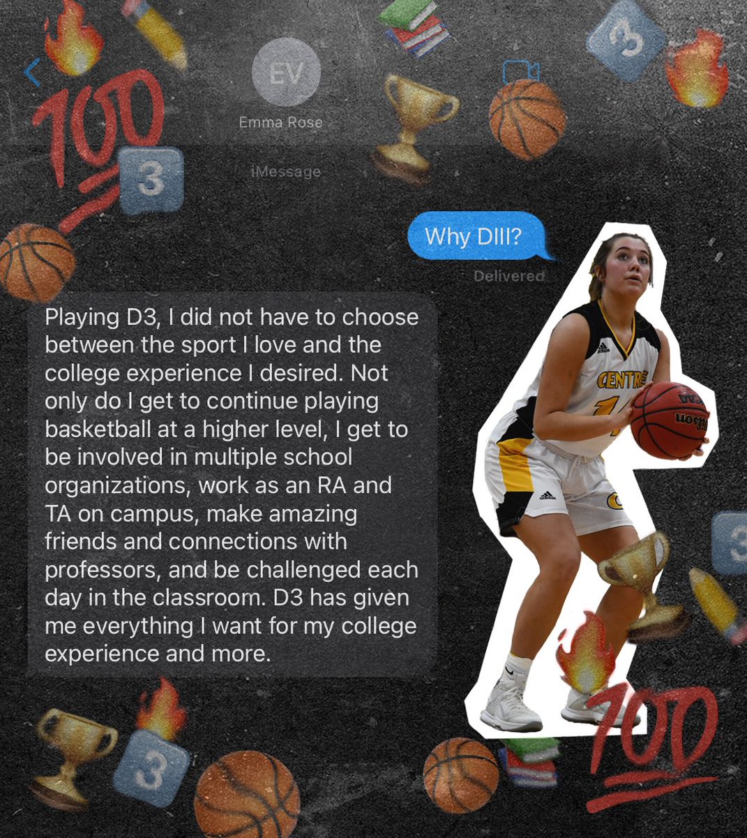 CCWBasketball's tweet photo. Sophomore @EmmaRoseVincen1 shares #whyd3!! https://t.co/U0ncpUXOfU
