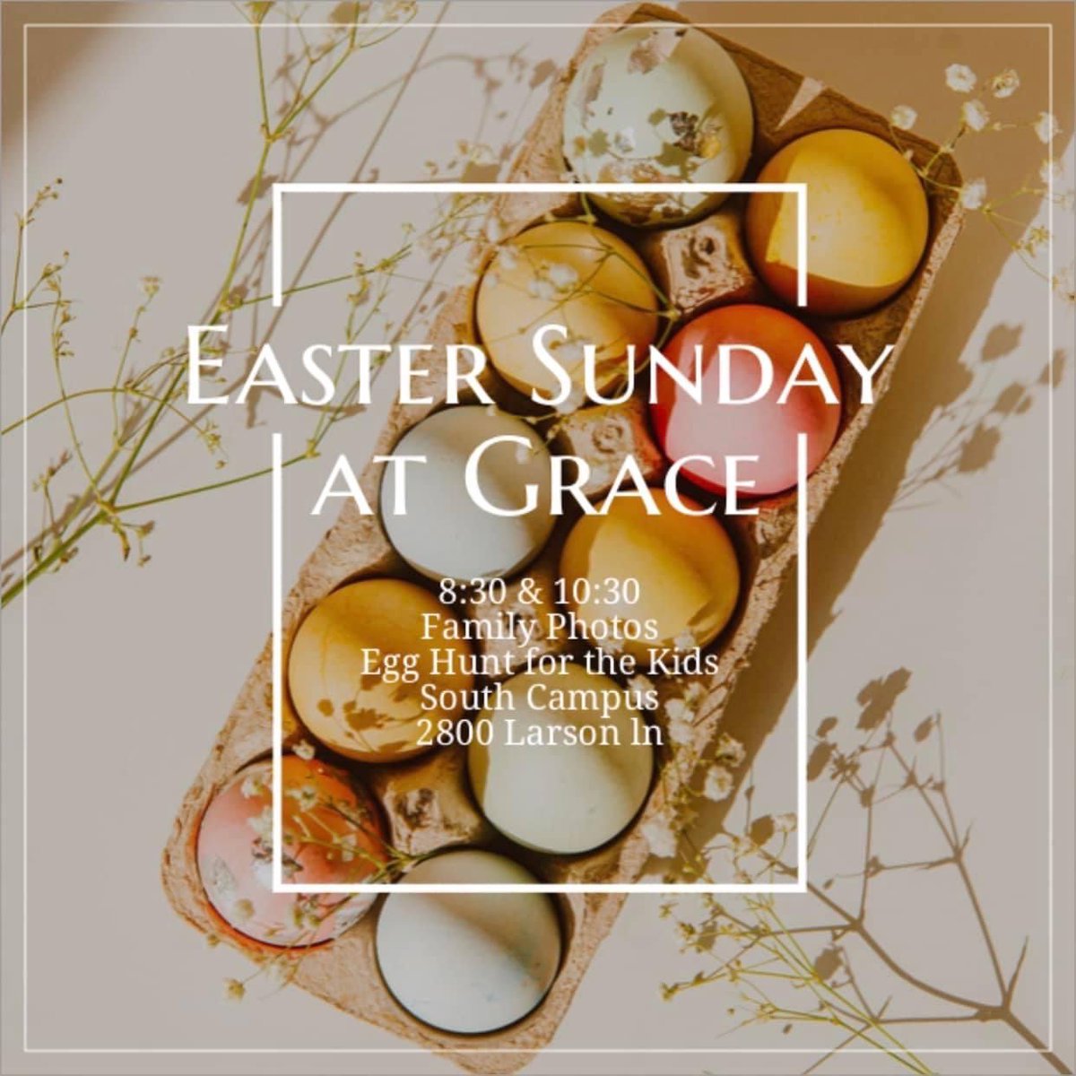 GraceAssemblyCA's tweet photo. Join us for Easter https://t.co/ESL0tnhq8I