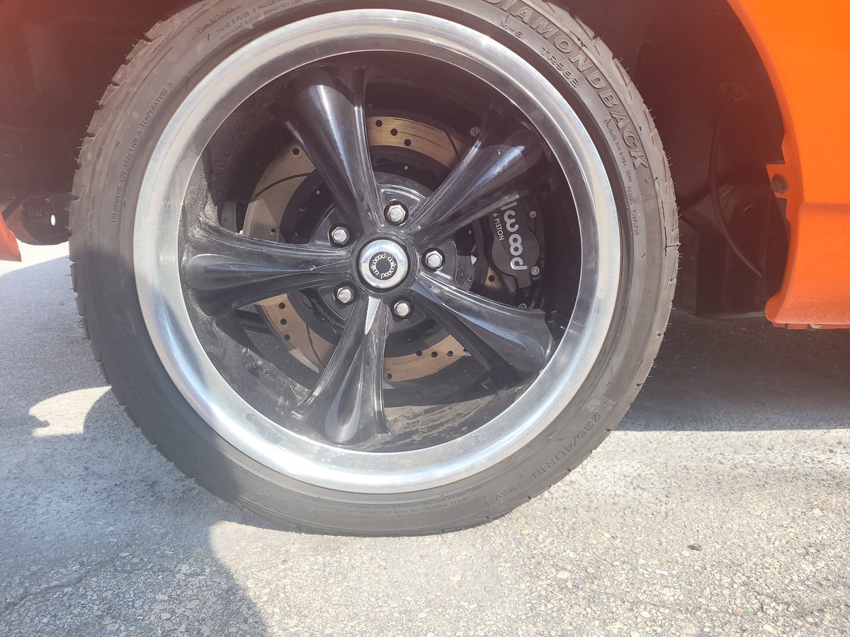 AutomotiveJtec's tweet photo. $MSTO Wilwood Masive Brake Rotors, as big as we could fit with the rim. STOP on a dime!
#RosdRunner #Plymouth #Mopar #Hemi https://t.co/YThgxILioS