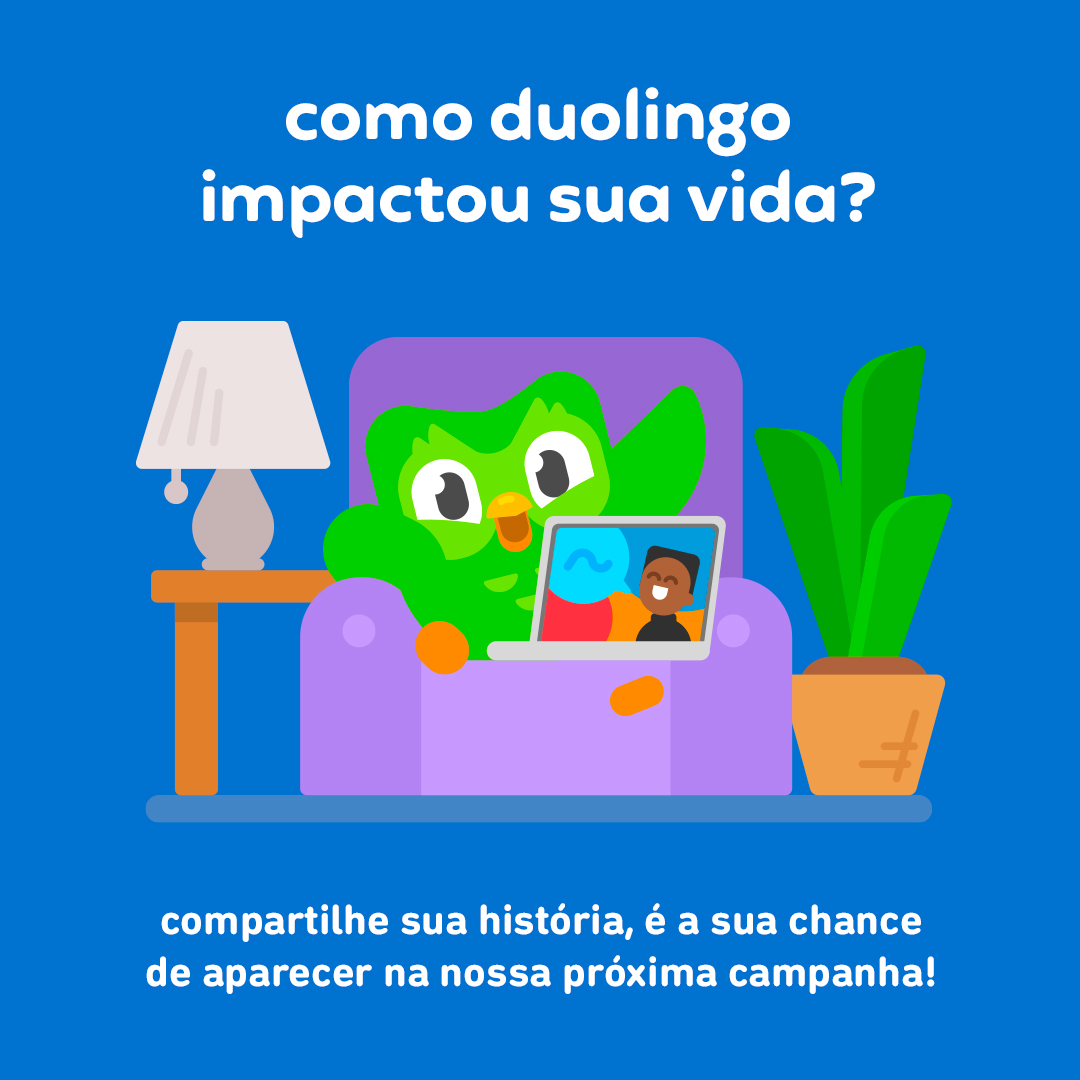 Duolingo Brasil on Twitter "marcyolerdo eu??? magina nem sei falar