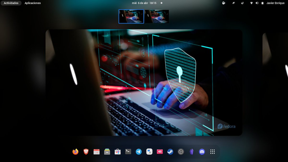4Sentinell's tweet image. En mi laptop, segura, confiable e inamovible.... Fedora 35

#FedoraLinux
#ProyectFedora
#GNULinux