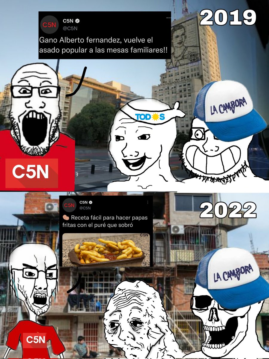 therealbuni's tweet photo. La vara de C5N está en el subsuelo jsjs https://t.co/e2WmkOF4ql