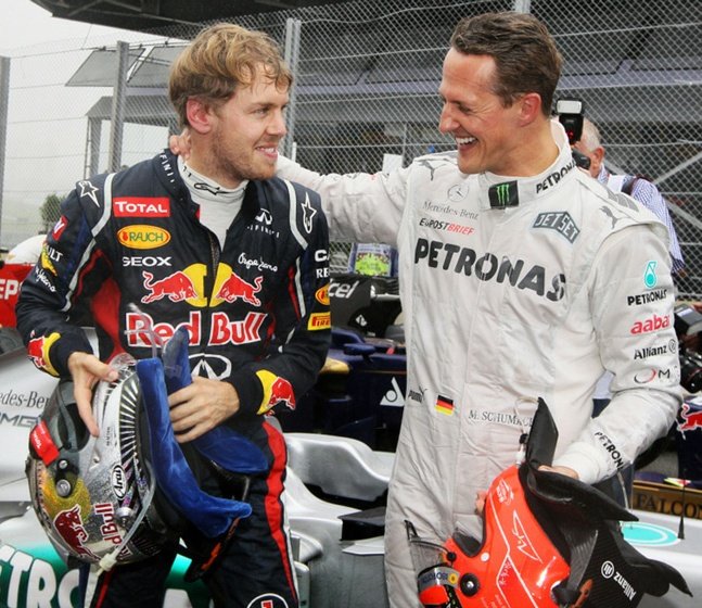 elmejordelresto's tweet photo. "I think what my dad was to Seb, he is now to me"

#F1 #AustralianGP #KeepFightingMichael #Vettel #Schumacher https://t.co/wlrVJvNtma
