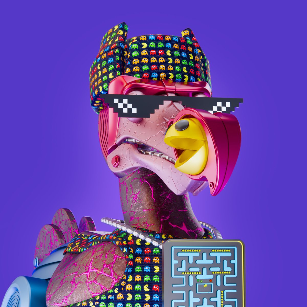 GM #AlgoFam 
Hope everyone's enjoying the week!

Meet Pacman Prime, part of this week's gaming drop!🔥 🎮

#algorand #algonft #algonfts #nftshill #nftcommunity #nftart #nft