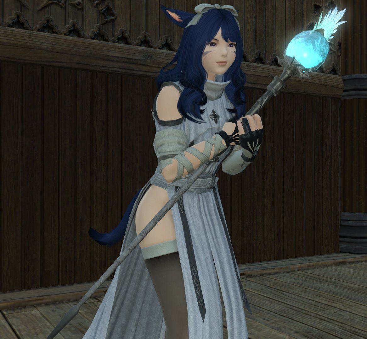 White mage glam..! Made it more white..