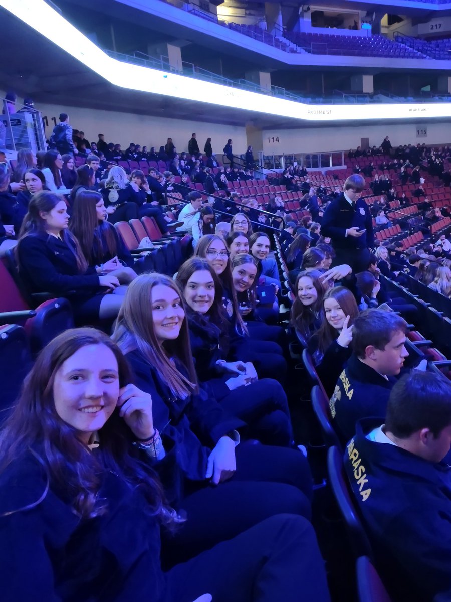 The Farm and Ranch Management Team is on East Campus competing and the rest of us are waiting for the Evening Session to Start!