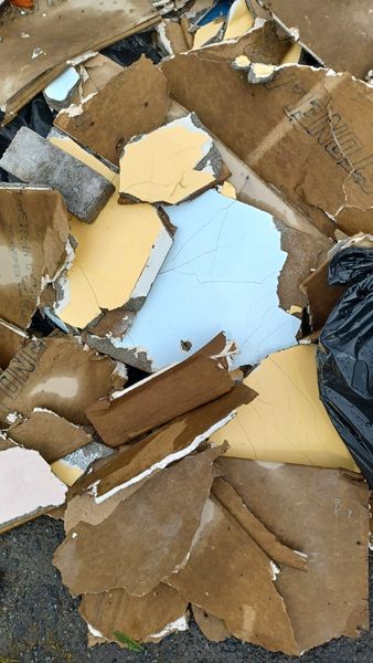 cfax1070's tweet image. Central Saanich police are looking for someone who may recognize these materials...they were illegally dumped on a Central Saanich property sometime Sunday night. #YYJ

File Number: 2022-960
You may report information anonymously to Crime Stoppers or 250-652-4441.