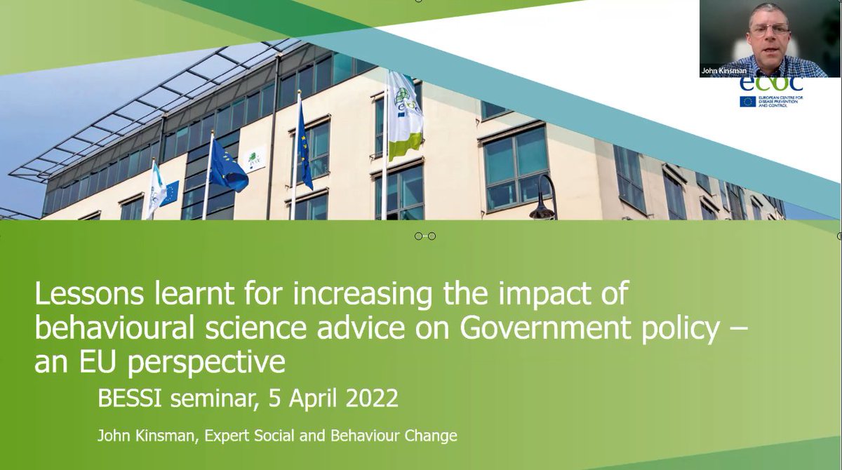 Institute4EBH's tweet photo. Join us for a rebroadcast of @BessiCollab Webinar:  Lessons learnt for increasing the impact of behavioural science advice on Government policy. 12 April 8 am AEST. Register now: https://t.co/xcYW4LeNIp
@PaulGlasziou @rthomasEBP @KirstenMcCaffer @JulieLeask https://t.co/NhqQpfNFuw