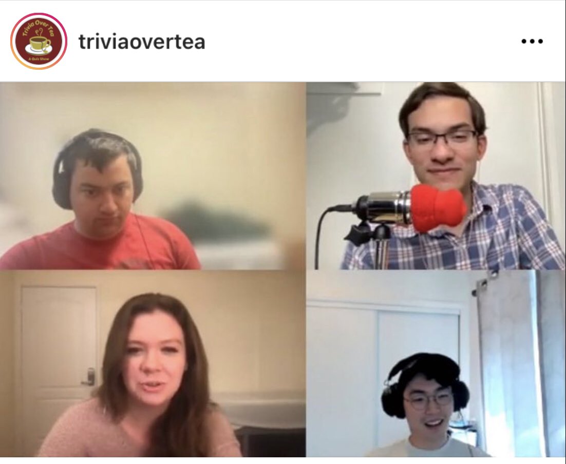 TriviaOverTea's tweet photo. Play Trivia Over Tea with contestants Lydia & Chris on today’s episode!
Do you know the Capital of Tibet, Paul Rudd movies or Nintendo games?
Available on your favorite podcast app. Thanks to scorekeeper and theme composer @MCook6r
#paulrudd #triviaovertea #nes #triviapodcast https://t.co/P88xlTI2JB