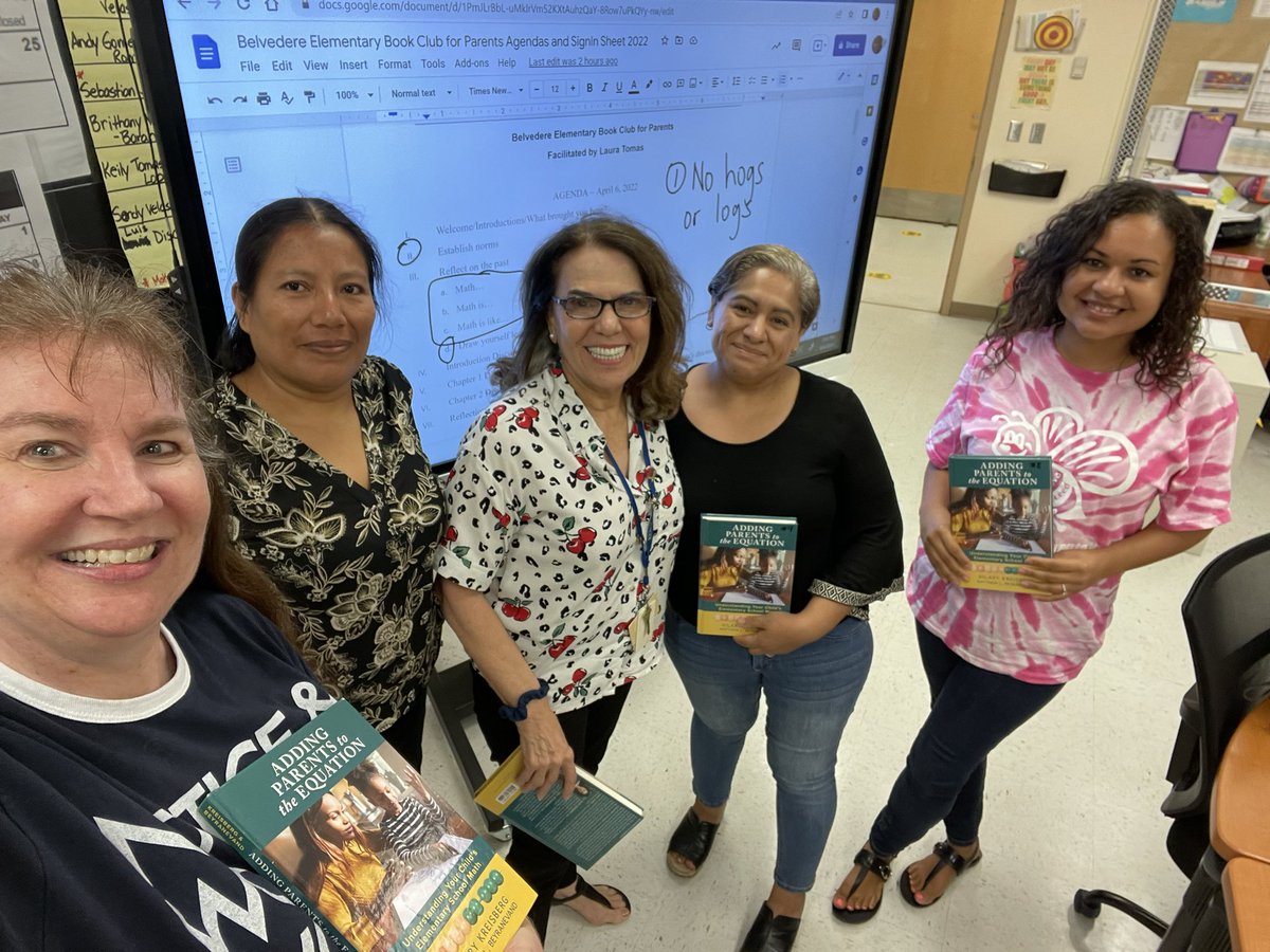 iteachthewhy's tweet photo. Parents learning about math through our Parent Math Book Club! First meeting was tonight! I can’t wait for the next five!!! @BelvedereBees @Dr_Kreisberg @MathWithMatthew https://t.co/3kwGam0OXn