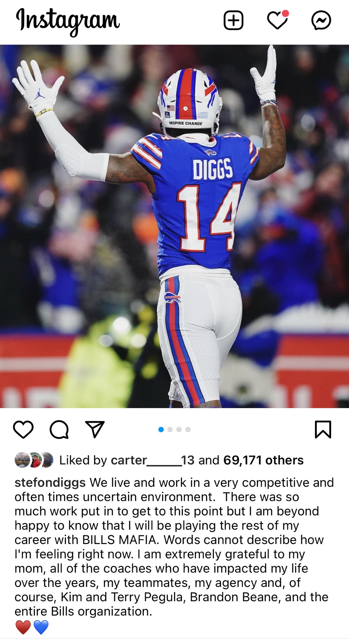 Report Stefon Diggs Bills Agree To 4 Year 104m Contract With 70m Guaranteed Bleacher Report Latest News Videos And Highlights