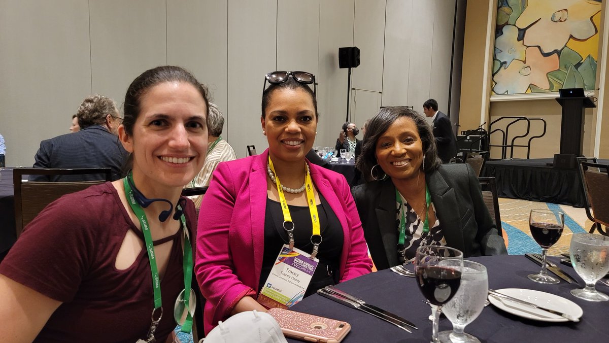 Meeting my UNLTD colleagues <a href="/docwithapurpose/">Tracey L. Henry, MD, MPH, MS</a> and <a href="/jadabusseyjones/">Jada Bussey-Jones</a> from this last year at #SGIM22 #ACLGIM!