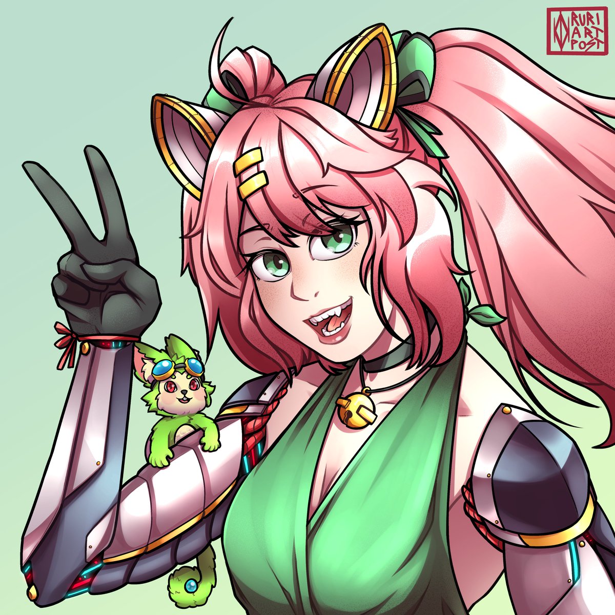 Ruri_Artposting's tweet image. Portrait Comm of Chibi-Chan for the @ChibiChibiCon