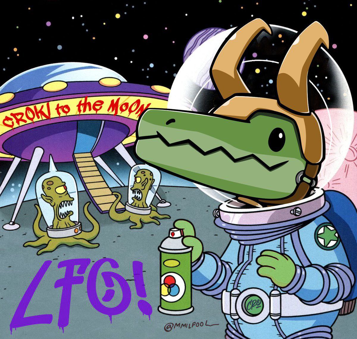 $Croki gang will be on the moon waiting for you 

$cro $croge #cro #crotama