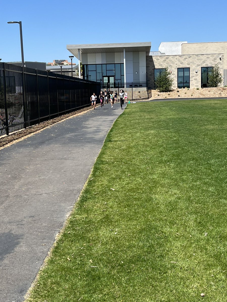 Our beautiful new field is the perfect place to practice for <a href="/FUESDSchools/">FUESD Schools</a> Annual Don Dornon Track Meet!! Excited this tradition is back! #TheMaryFayWay