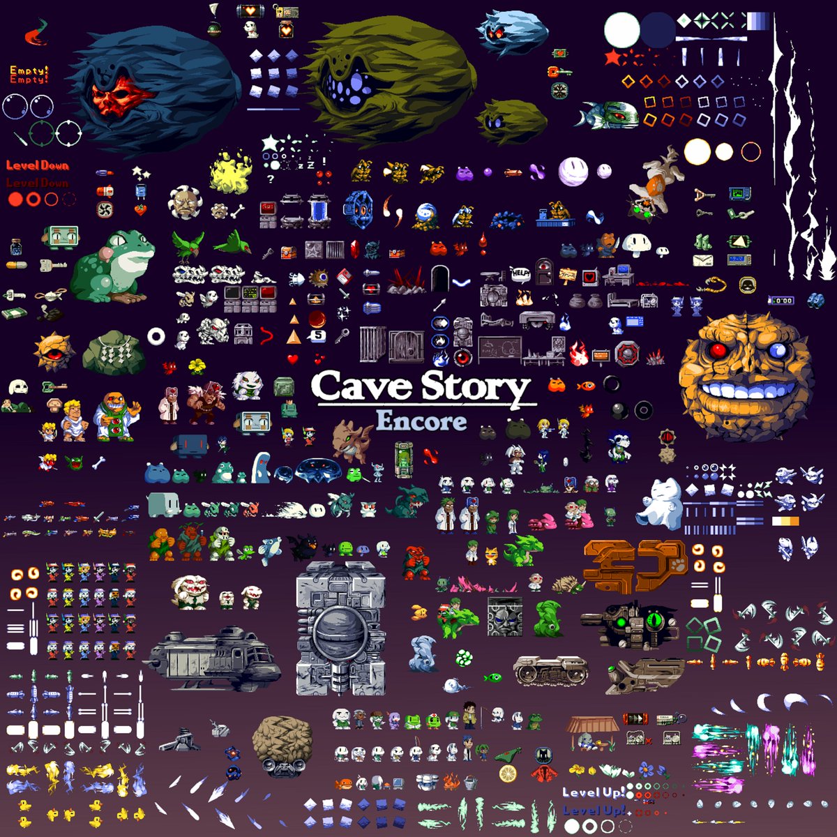 tr0ylol's tweet photo. Year 1 in the development of Cave Story ~ Encore has passed.
#cavestory #pixelart https://t.co/vpogt8vQ4K