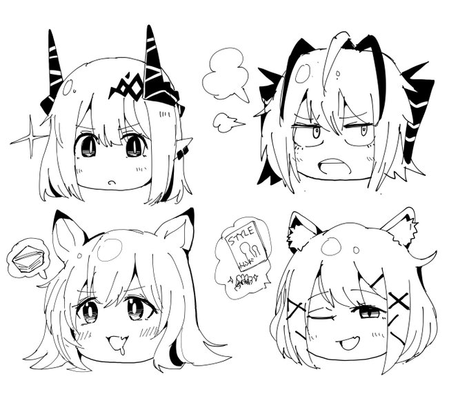 アークナイツでよく描くオペ達 