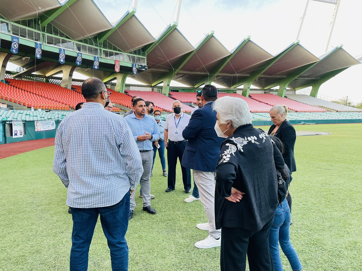 CheitoSJ3's tweet image. Junto a mis compañeros de la Legislatura Municipal de San Juan realizamos una Vista Ocular en el estadio Hiram Bithorn. No hay duda que el estadio está en óptimas condiciones para recibir a la @LBPRC.