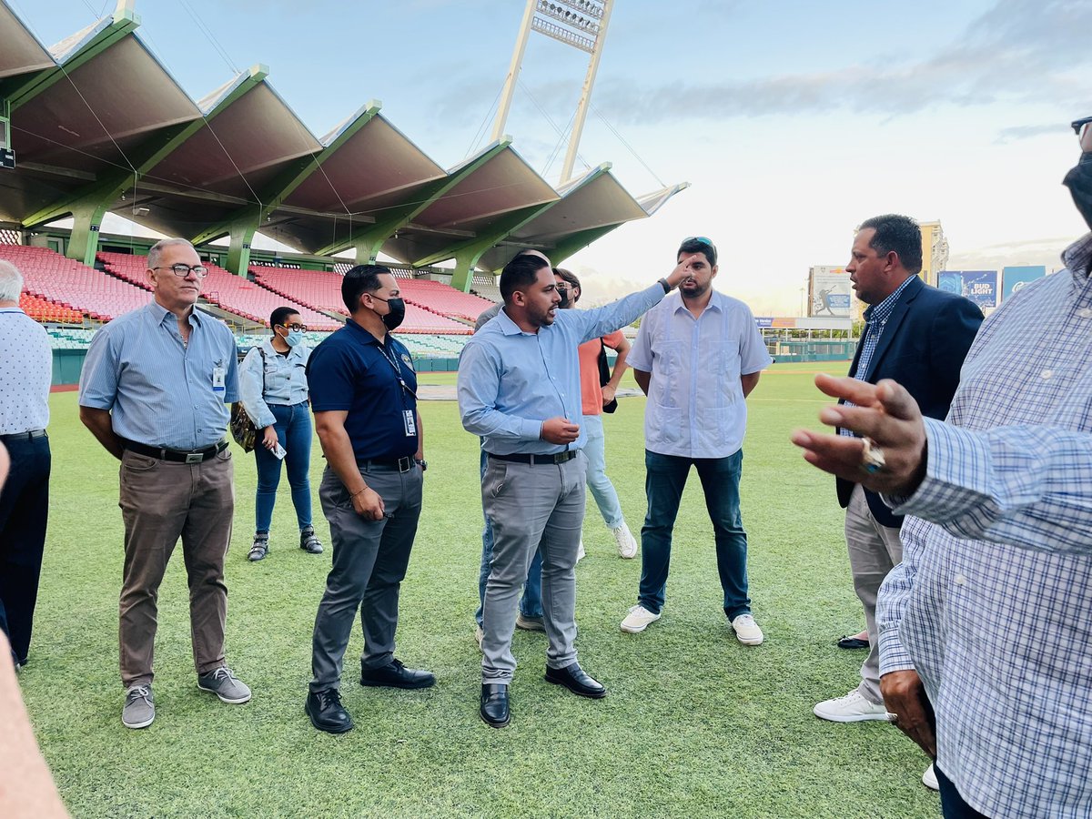 CheitoSJ3's tweet image. Junto a mis compañeros de la Legislatura Municipal de San Juan realizamos una Vista Ocular en el estadio Hiram Bithorn. No hay duda que el estadio está en óptimas condiciones para recibir a la @LBPRC.