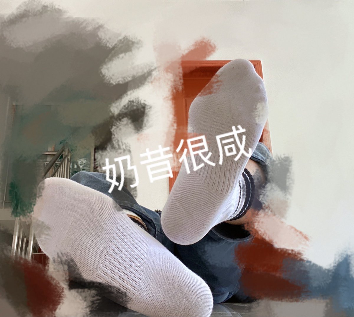 ChenIrai's tweet photo. 喜欢你爹的白袜不？#奴 #狗儿子 #1s #调教 https://t.co/Di6HUTcOvO