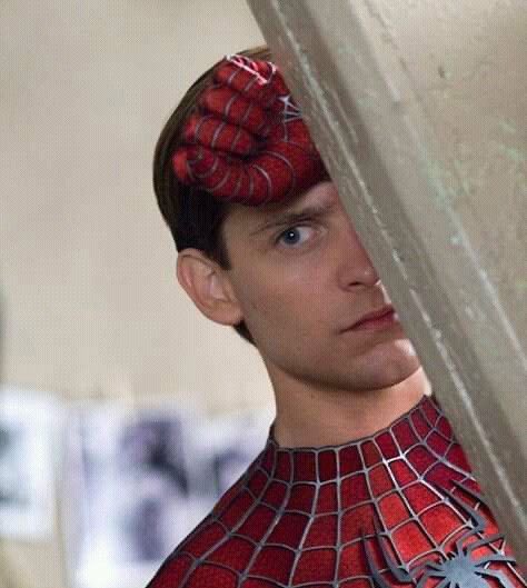 RT @TobeyGifs: Tobey Maguire as Spider-Man so iconic superhero https://t.co/QpOQDcUT3p