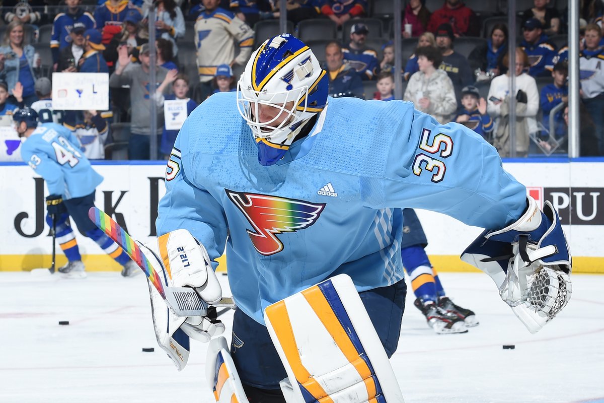 St. Louis Blues on X: Keep the party going with a Mardi Gras warmup jersey!  This auction benefits Blues for Kids and runs until 9 p.m. on Feb. 20.  #stlblues BID NOW