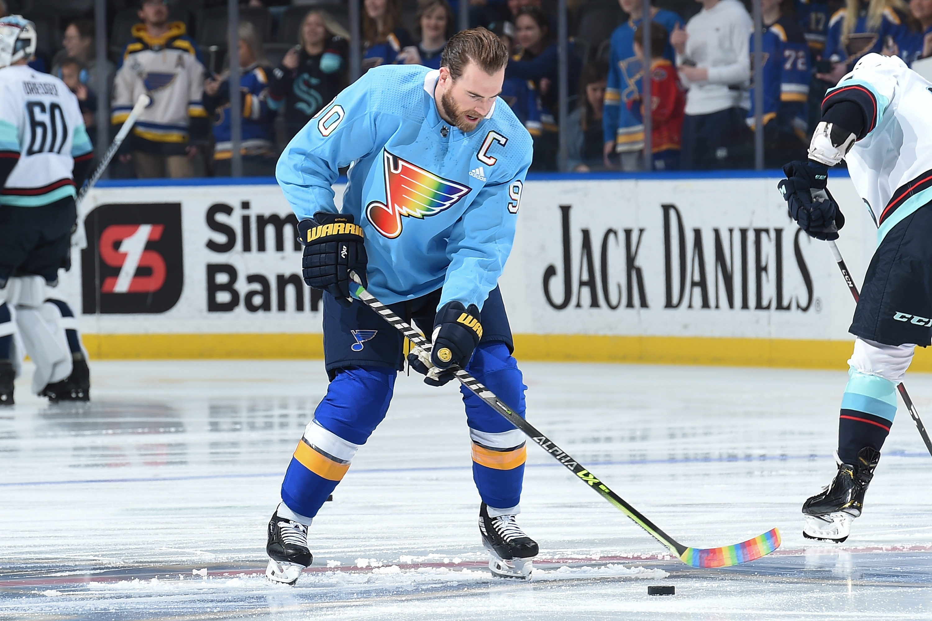 St. Louis Blues on X: Keep the party going with a Mardi Gras warmup jersey!  This auction benefits Blues for Kids and runs until 9 p.m. on Feb. 20.  #stlblues BID NOW