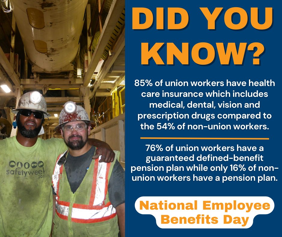 MissouriLECET's tweet photo. It’s National Employee Benefits Day! LiUNA Men and women working in the construction industry see the difference a union makes in their paycheck and their everyday lives. Join a union today! #NationalEmployeeBenefitsDay #NEBD https://t.co/GNk52ibUAd