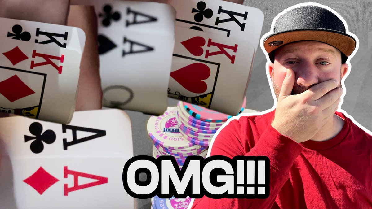 LiveKingSports's tweet photo. NONSTOP Pocket ACES and KINGS!  Check out my new poker vlog episode #14:  https://t.co/XRLo9rXg8H https://t.co/Fpthd7puqb