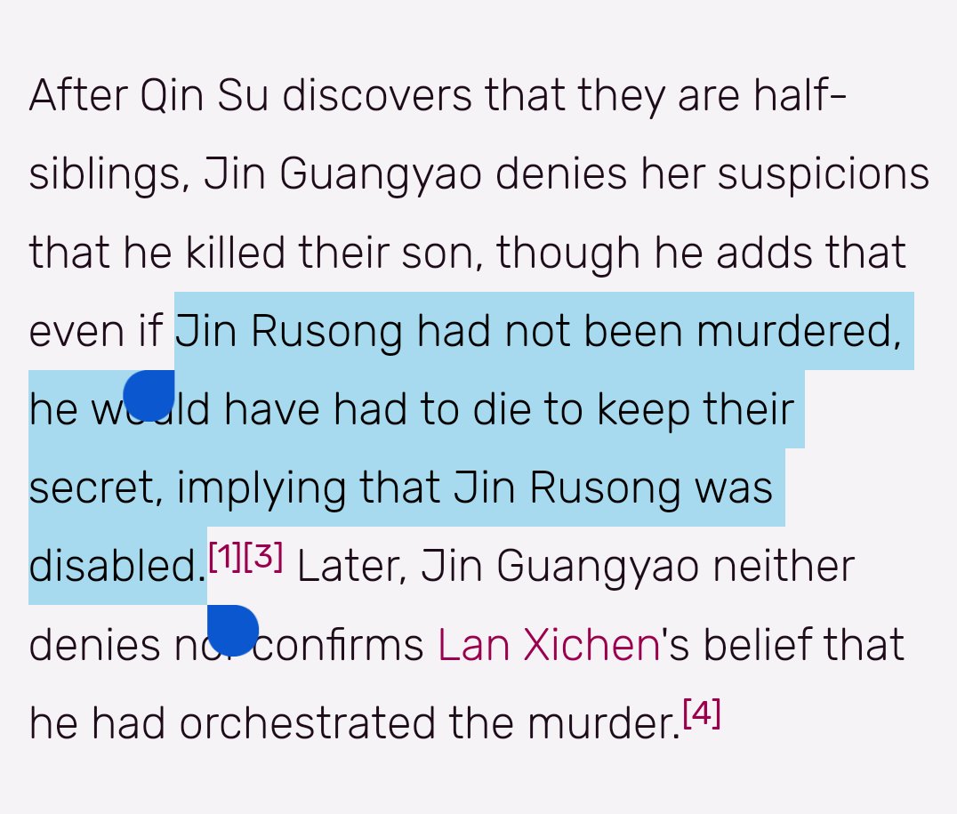 Natalie34787885's tweet photo. 🔱 The real reason why Jin Guangyao kill his half sister &amp; wife Qin Su, and son/nephew Jin Rusong. 🔱 #JinGuangyao #QinSu #JinRusong #LanlingJin #JinClan #LanlingJinClan https://t.co/GPspCn6Fs7