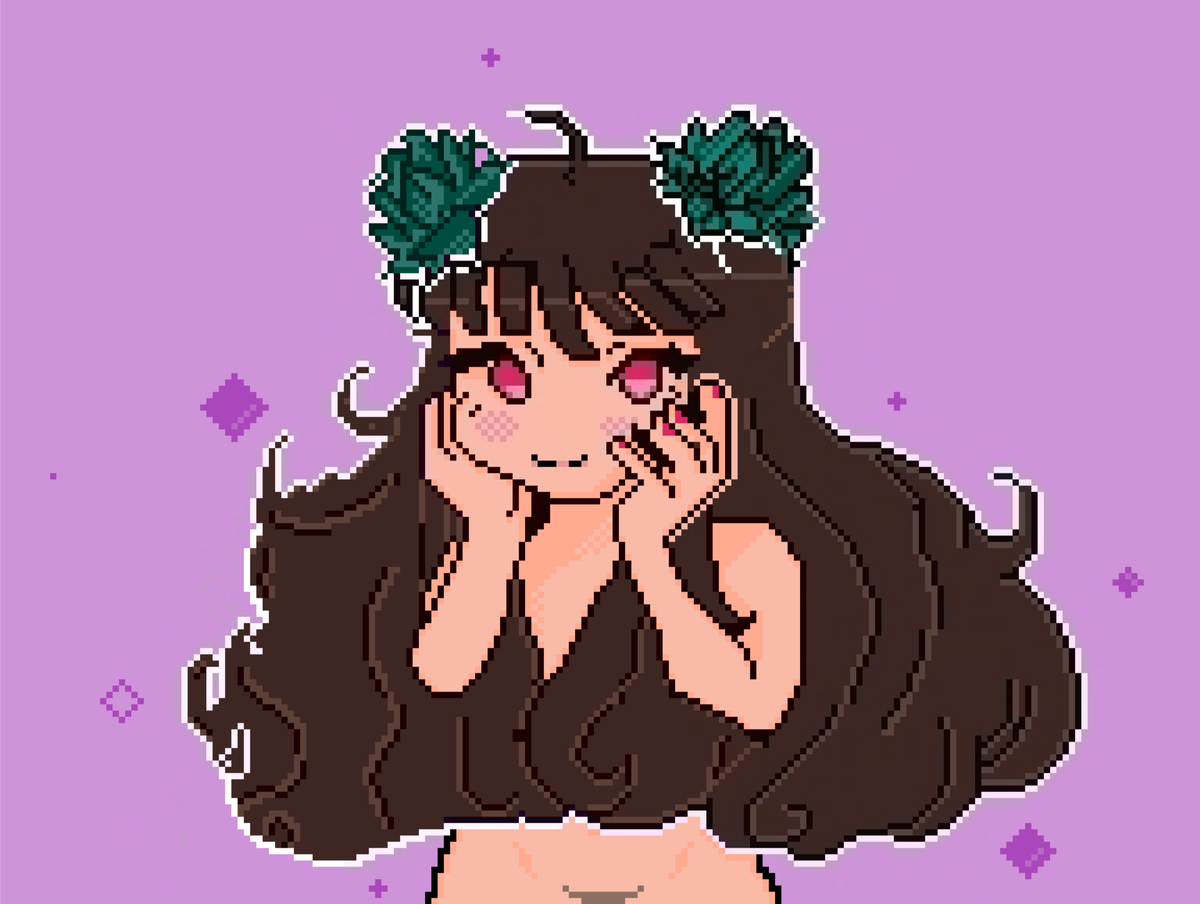 Niyima_'s tweet photo. 私はあなたにきれいですか?
🌸💜
#digitalart #aseprite #pixelart #NFT https://t.co/OwPCN3NXpo