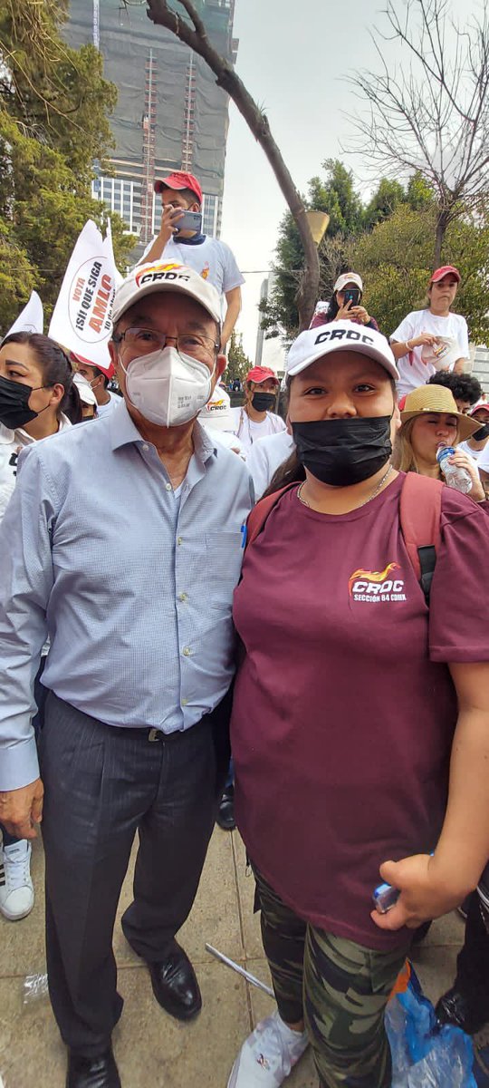 gabymora418's tweet photo. #CROC84 nuestro dirigente nacional #IsaíasGonzálezCuevas dice SI, a la revocación de mandato. Este 10 de abril con la participación democratica. #AndrésManuelLópezObrador 
#DavidOrtegaQuiterio 
#SECCION84 PRESENTE. https://t.co/nWPmSviVSx