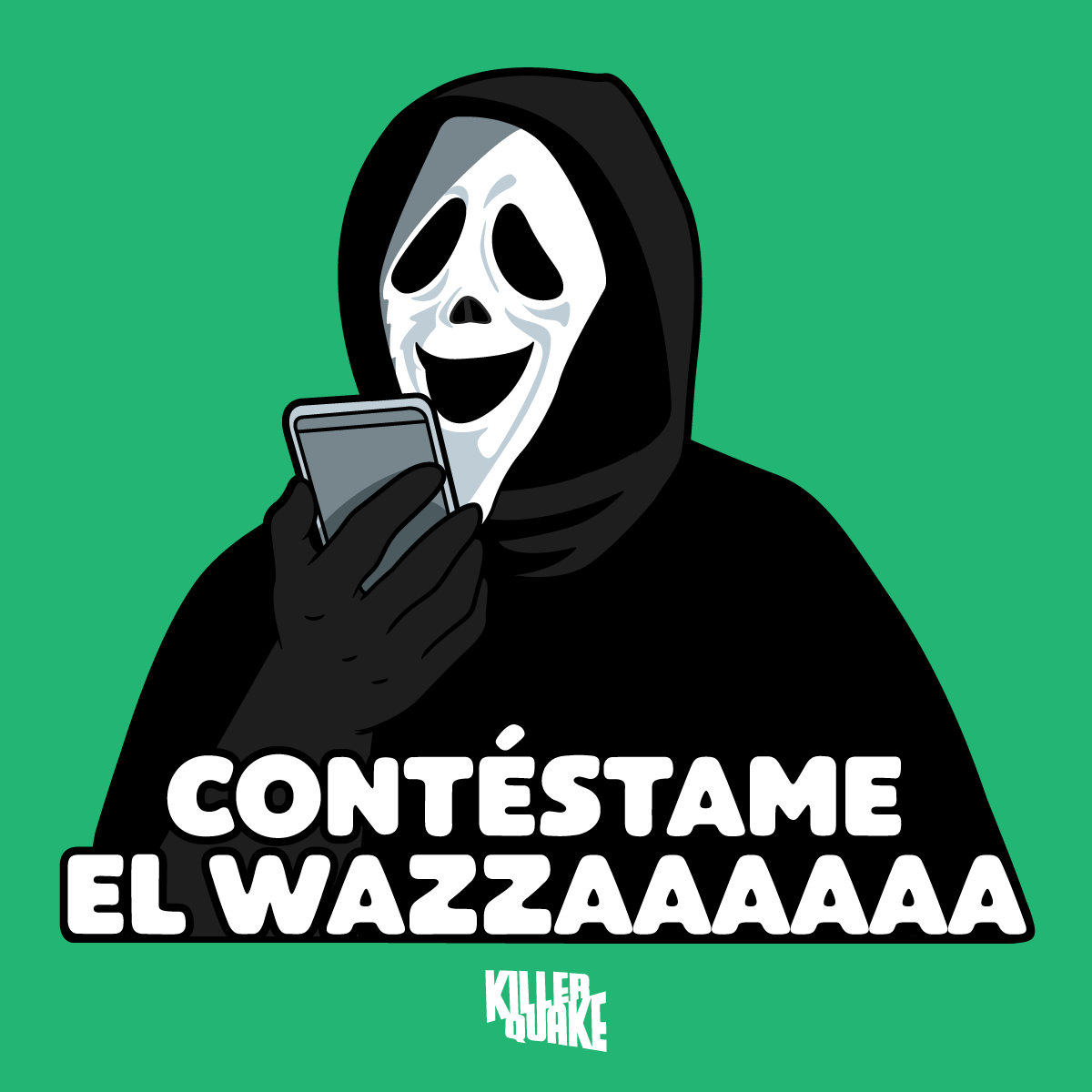 Killer_Quake's tweet photo. Aquí esperando que me eches un grito 📲
#Whatsapp #gritar #Scream
#contestame #Ghostface
#ScaryMovie https://t.co/iFvmEKbfjS