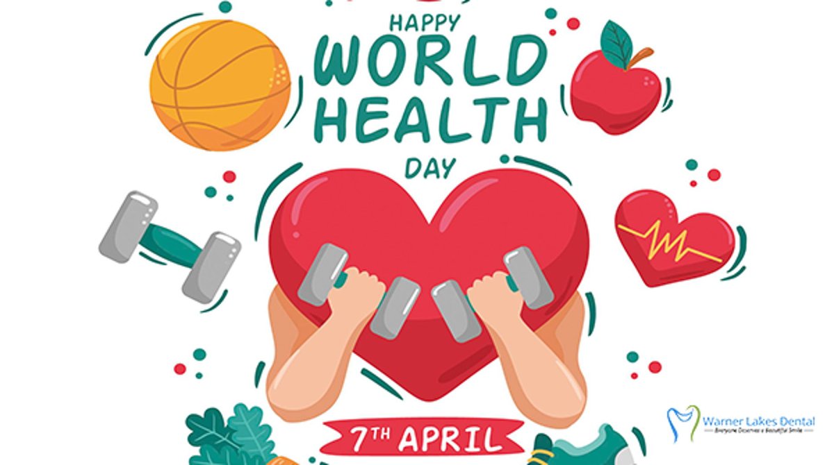 DentistWarner's tweet photo. Join Warner Lakes Dental in Celebrating #WorldHealthDay!

Let's remember that dental health matters and that it's important to take care of our teeth. 

2022 campaign theme: Our Planet, Our Health

#Health #DentalHealth #DentistWarner https://t.co/ZcLAmO0QPO