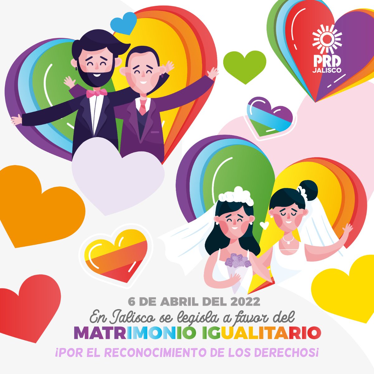El día de hoy el <a href="/LegislativoJal/">Congreso de Jalisco</a> aprueba el Matrimonio Igualitario, atendiendo la recomendación de la <a href="/SCJN/">Suprema Corte</a> de enero 2016. 
El trabajo de la sociedad civil organizada es fundamental, reconocemos los cimientos de <a href="/CODISE_AC/">CODISE A.C.</a> como una de las organizaciones impulsoras.