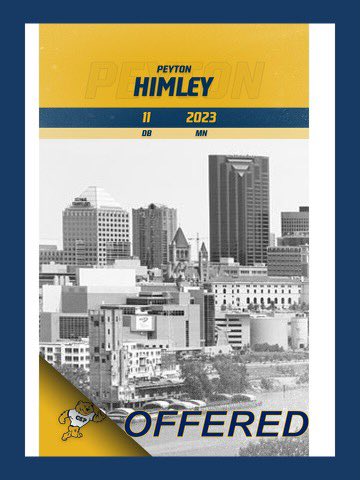 After a great talk with <a href="/CoachCurrierCSP/">Coach-ShannonCurrier</a> I am grateful to have received a d2 scholarship offer from <a href="/CSPBearsFB/">CSP Golden Bears Football</a> !