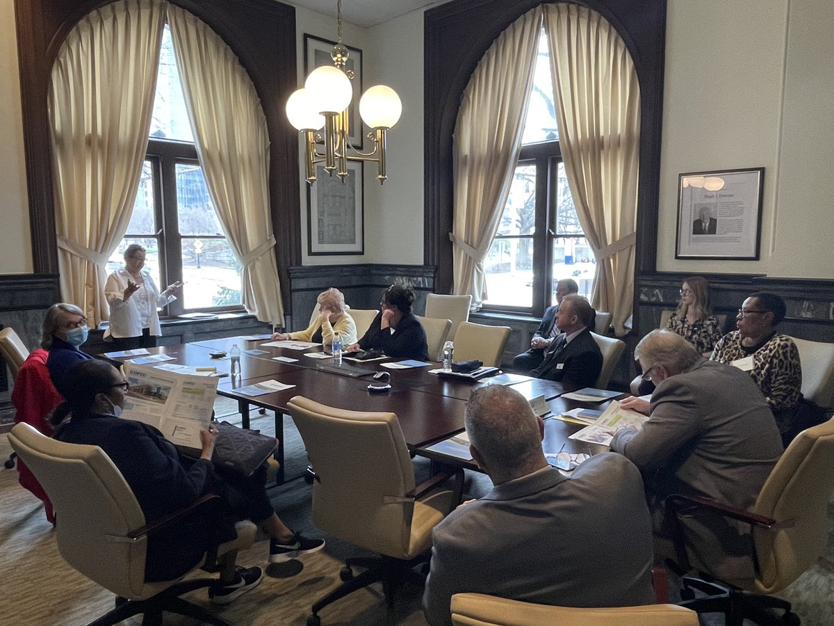 AllianceWC's tweet photo. Closing out our Capitol Drive with a few breakout sessions! Thank you @ODOT_Statewide ODNR @OHFacilities and @OhioDevelopment for hosting discussions with our Warren County leaders. #OneVoiceWarrenCounty https://t.co/YxCj7q3DkU