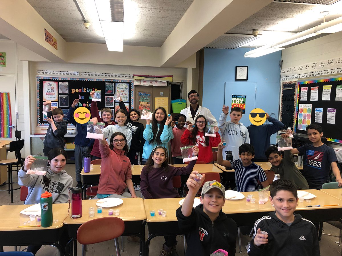 haleyrouleau's tweet photo. Amvet 5th graders had a special visitor today from Top Secret Science! We were able to perform 4 awesome experiments. Thank you Scientist Mike!!! https://t.co/YAxotbS7cq