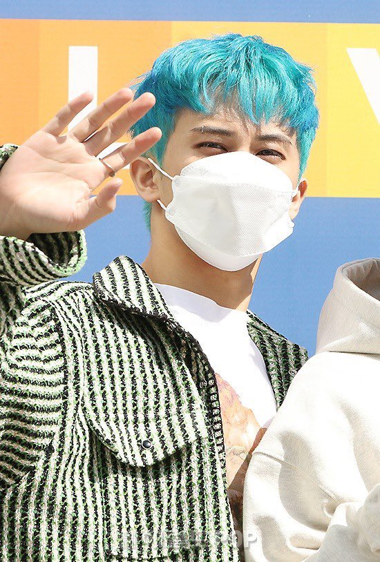 TEAL HAIRED MARK!:&amp;;!&amp;; 
#MARK #마크