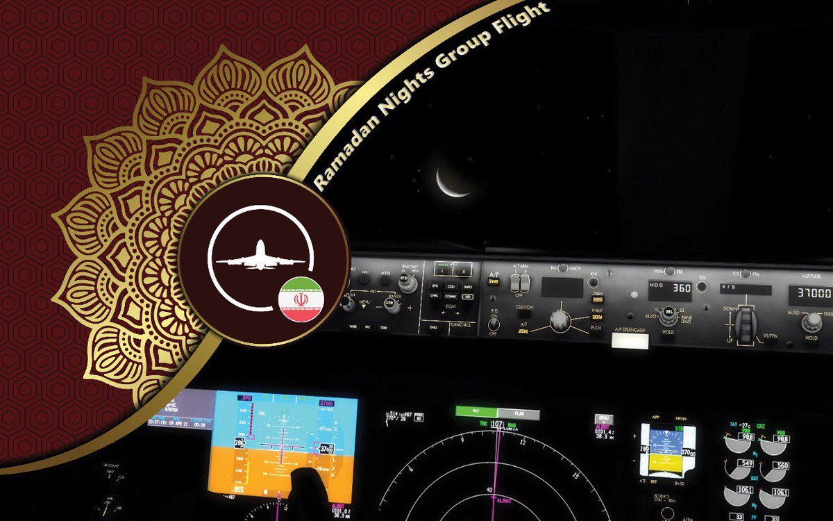 ivaoir's tweet photo. Ramadan night group flight. https://t.co/aIRDKFAMoy
