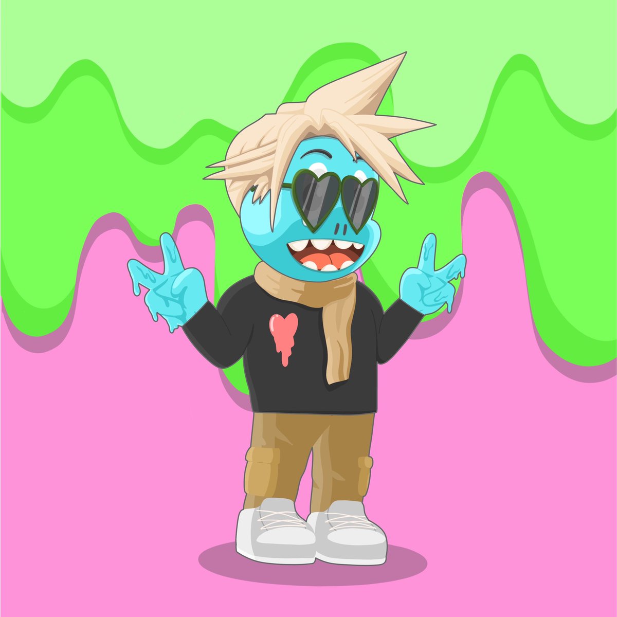 MeltaverseNFT's tweet photo. Who’s feeling lucky today? Because we’re giving away 5 WL spots to 5 lucky Meltas!

🔥 Like &amp; RT 
🔥 Tag 3 friends 
🔥 Use #Meltaverse

Peace out ✌🏼 https://t.co/bpptVN20bO