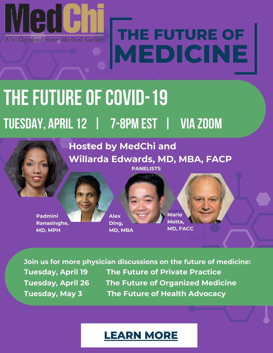 See you on Tuesday, April 12th 7 p.m. EDT. Register at: medchi.org/future&lt;medchi.org/future