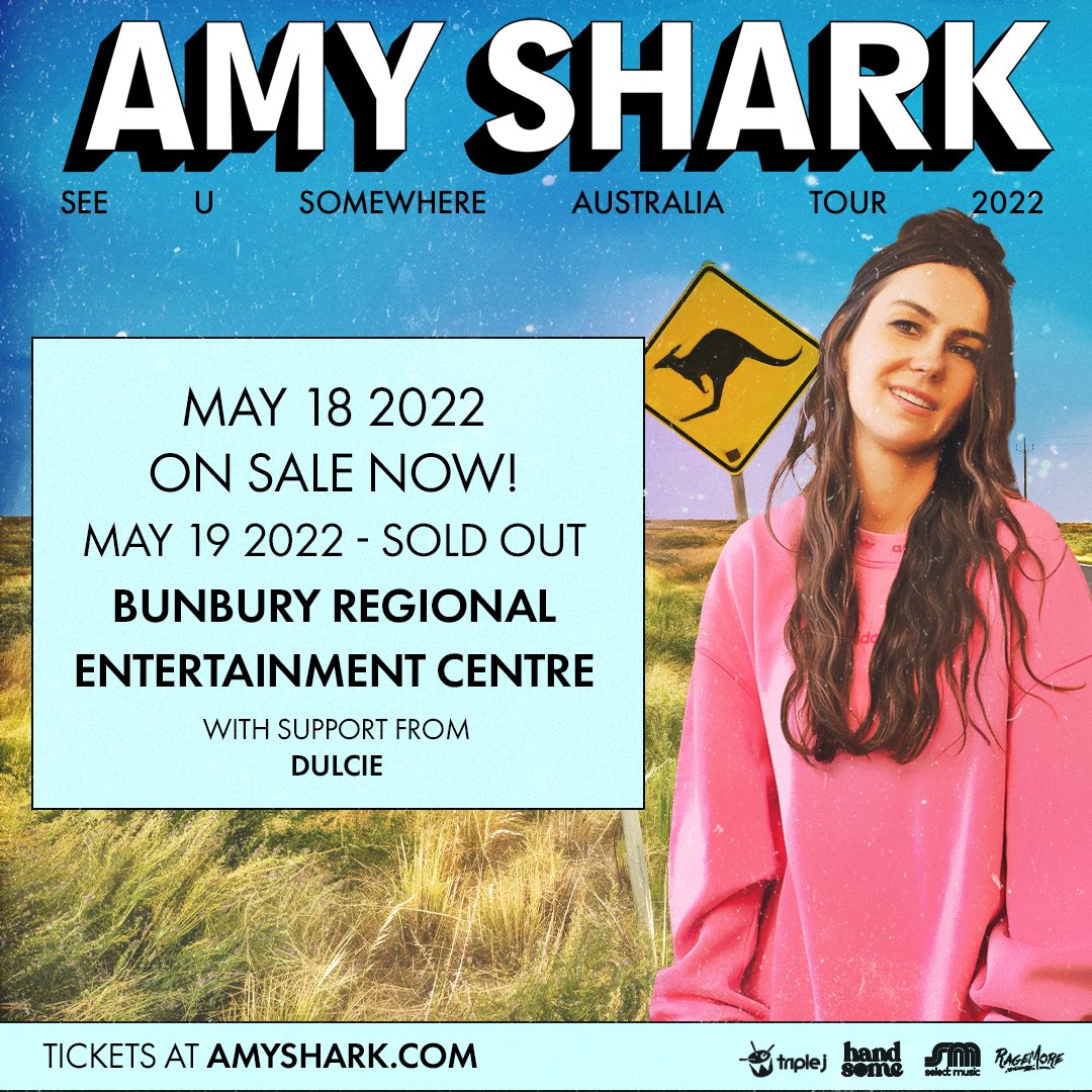 brecbunbury's tweet photo. AMY SHARK - NEW SHOW ANNOUNCED!
We are so excited to announce that Amy Shark will be performing a second show at BREC on Wednesday 18 May!
πΆ Amy Shark
π BREC
π 18 May 2022 - TICKETS ON SALE
π 19 May 2022 - SOLD OUT
π« https://t.co/Wuy8YzmFTQ
@amyshark
#my_brec https://t.co/3jjKlZ7tzc