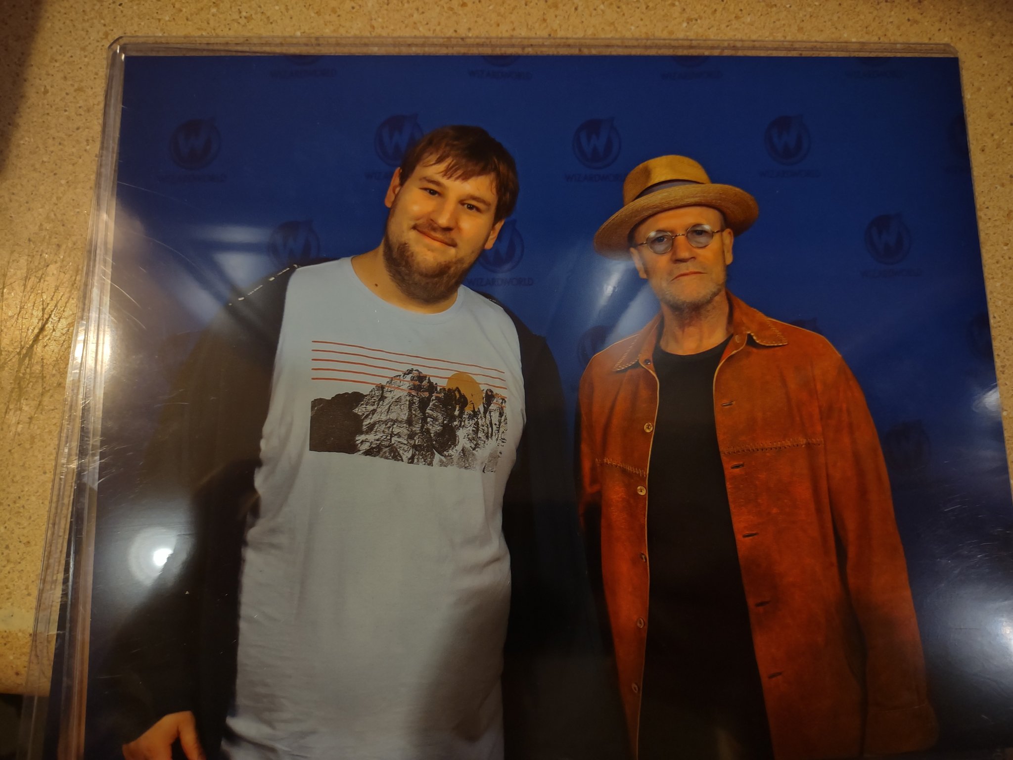 Happy birthday Michael Rooker. Glad I got a picture with you on my birthday. 
