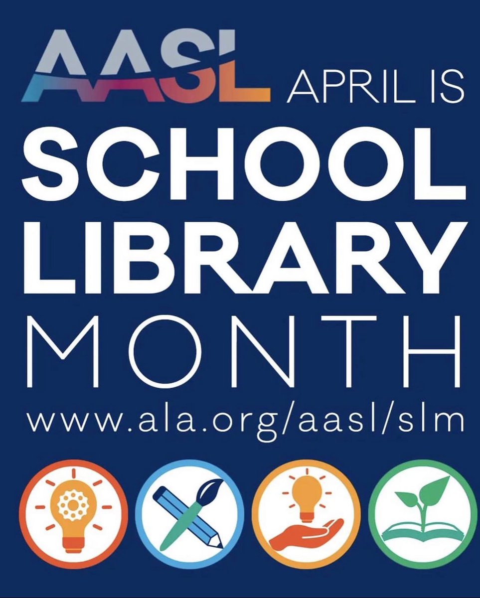 April is School Library month! 

We recognize the hard work, dedication, and expertise of library media specialists and assistants. 📖❤️ Thank you all for your commitment to the education &amp; lifelong learning of all students!

#nationallibrarymonth #nationallibraryweek