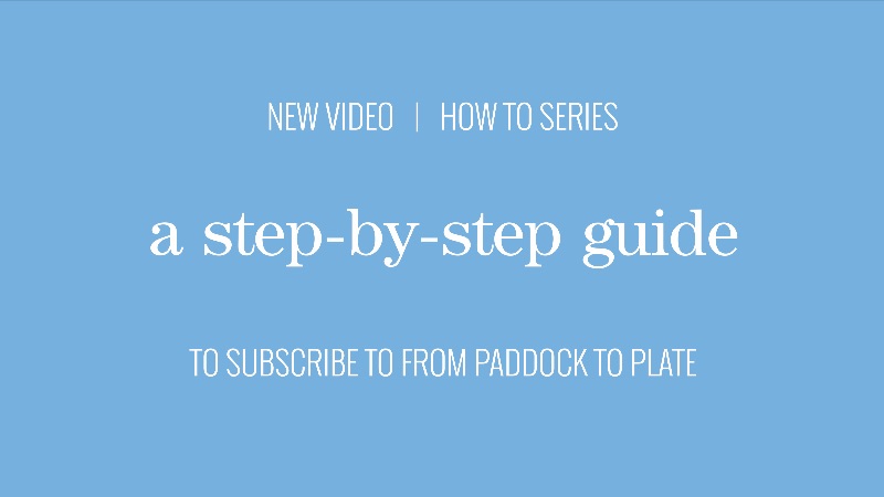 From Paddock to Plate tweet media